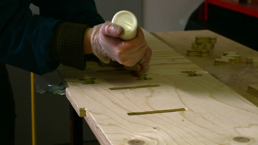 lavorazione del legno con sistema di a3ds 