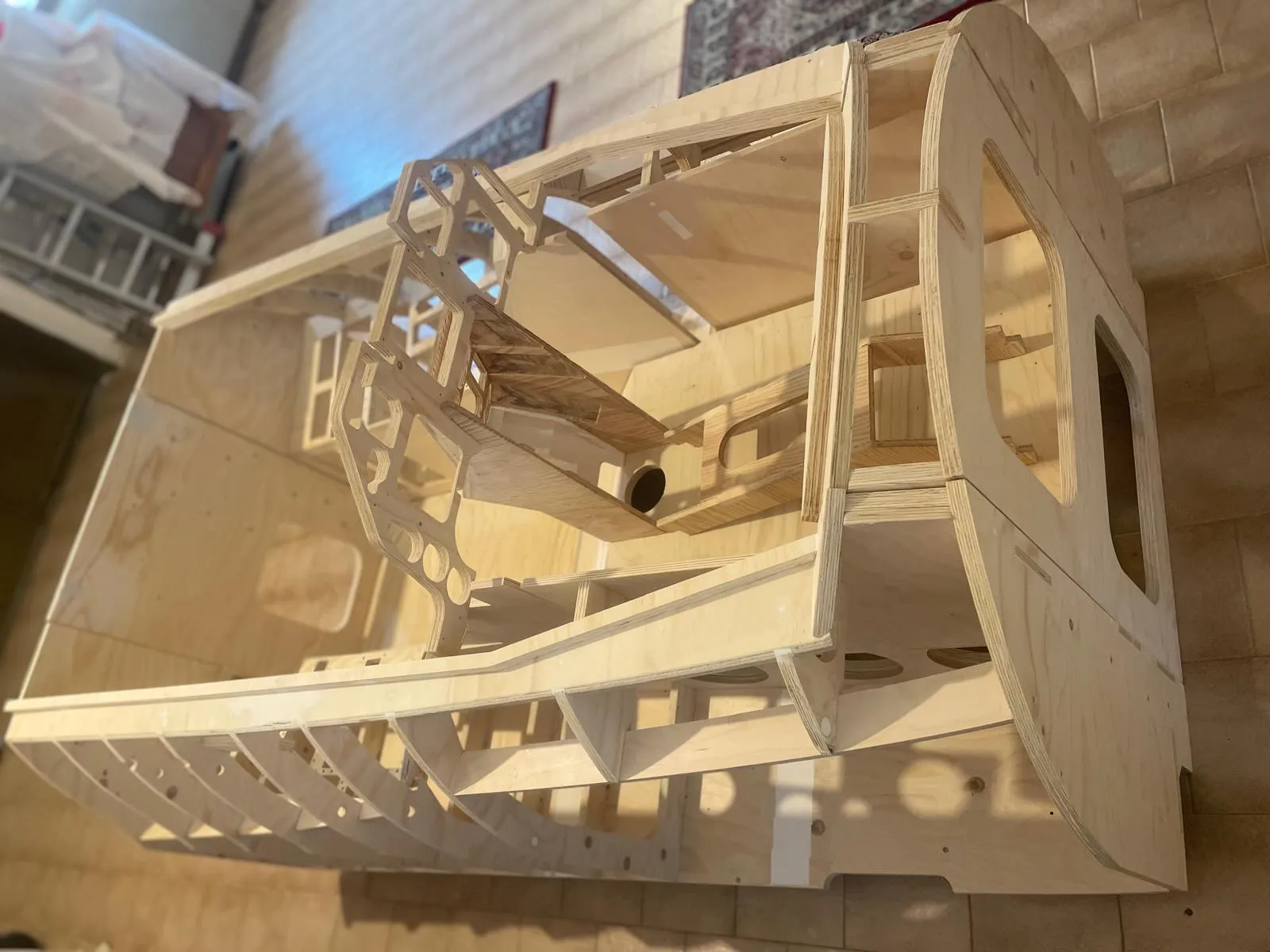 home cockpit F16 falcon costruito da A3ds Di Filippo Predebon