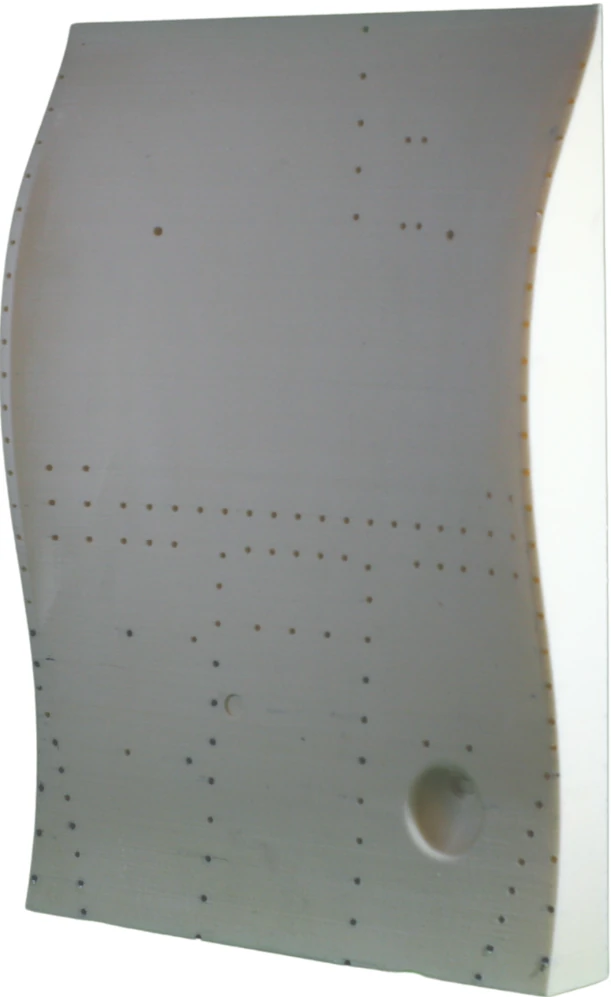 componenti realizzati in stampa 3d fdm per seggiolino f16 ACESII headrest