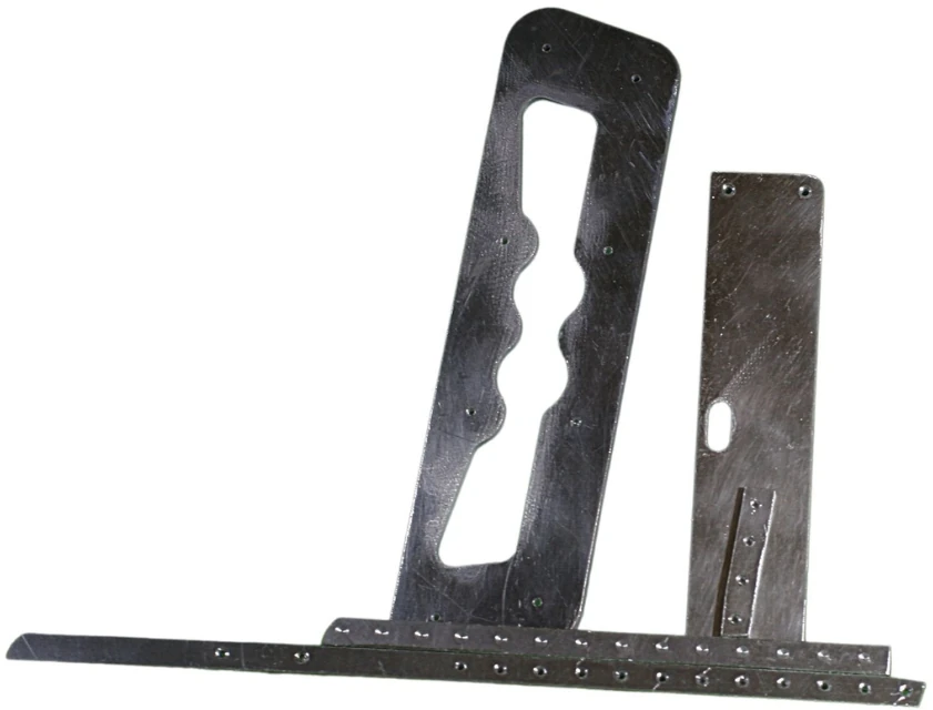 componenti realizzati in alluminio tramite fresatura cnc da a3ds seggiolino f16 ACESII headrest