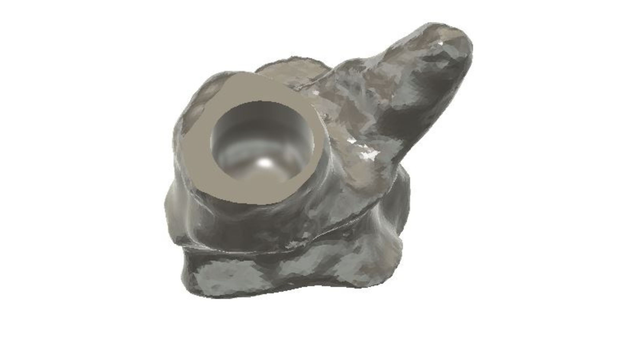 protesi replicata da a3ds con reverse engineeringe stampa 3d